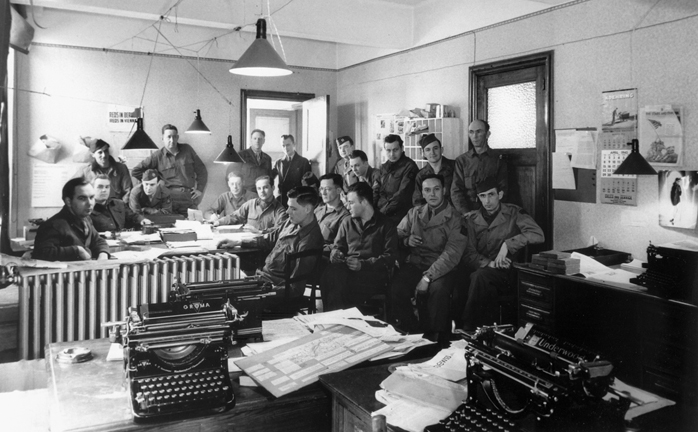 1944a 16a SS OFFICE LIEGE